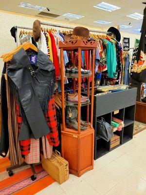 July 2021: Interior Pic 5 of 51-- one of the vintage clothing booths