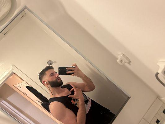 Mid skin fade + beard trim