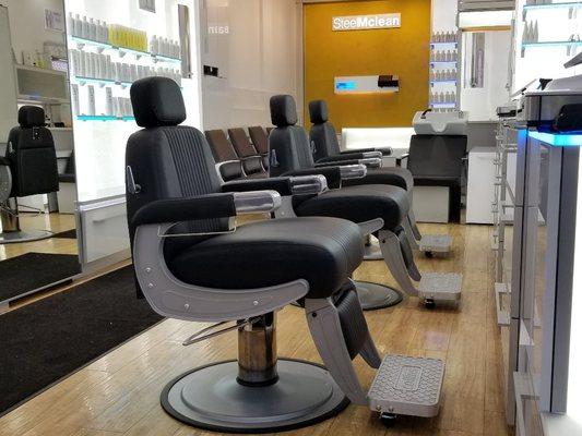 SteelMclean Barbers Salon.  Even with the Barbers chairs  you can see how much we care and love what we do.