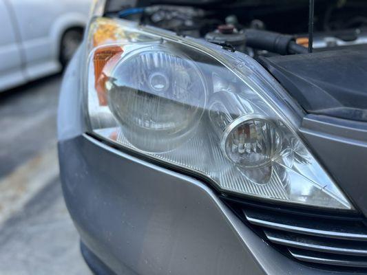 Headlights restoration