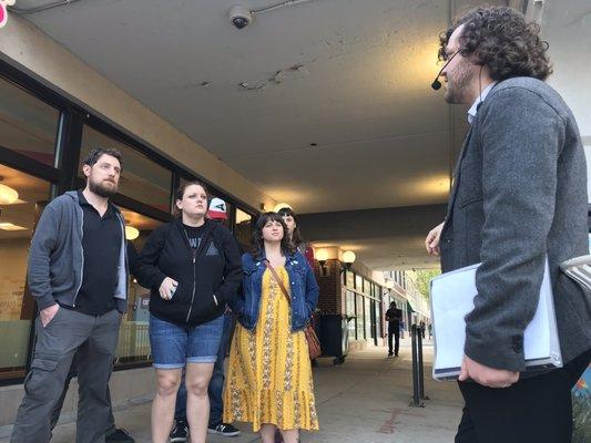 The tour wraps up at the Morse Red Line stop.