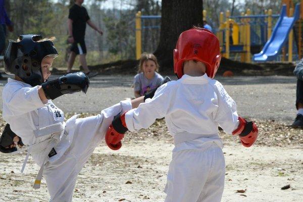 Little Ninjas Sparring.