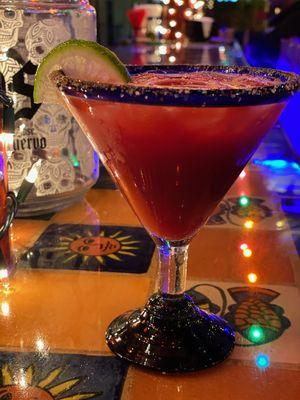 El Corazon Margarita made with real blood orange!