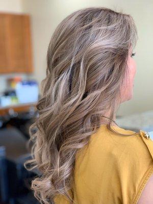 7/12/2019 balayage color done by professional stylist Hannahpham