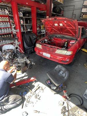 1997 Nissan engine swap