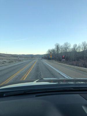 Can hardly tell there is a convenience store as you drive up 55