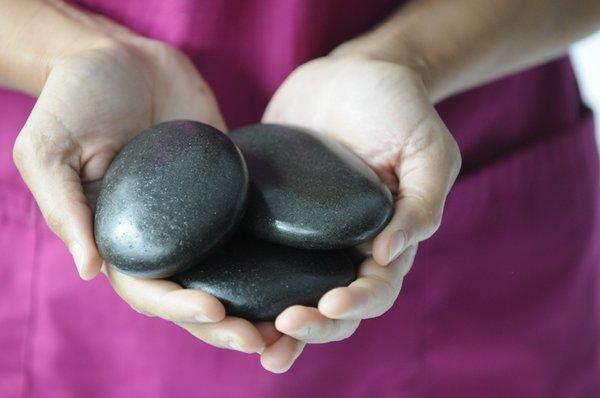 Therapeutic Hot Stones to ease your body, mind, and soul!