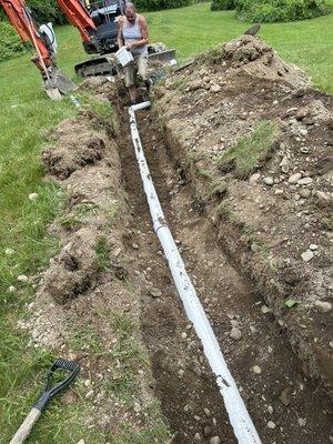 Septic line replacement in Redhook Ny