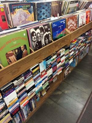 Vinyls and plenty of movies here