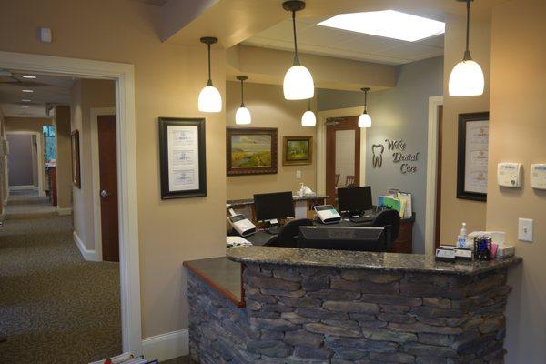 Welcome Center at Wake Dental Care in Cary, NC