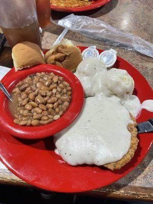 Small chicken fried steak