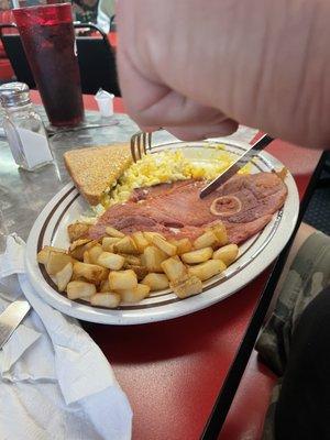 Big boy breakfast with country ham!