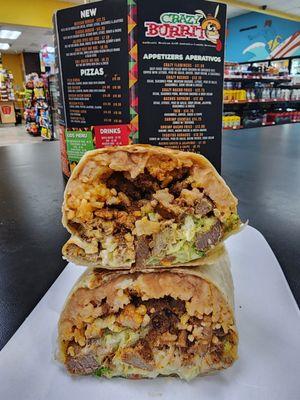 Signature crazy burrito