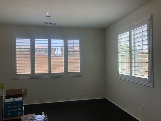 Dining room shutters