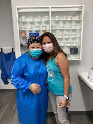 With Dr.Phan...been a patient of hers for 15+ years!