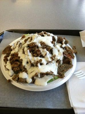 7.65 beef and lamb Greek salad!