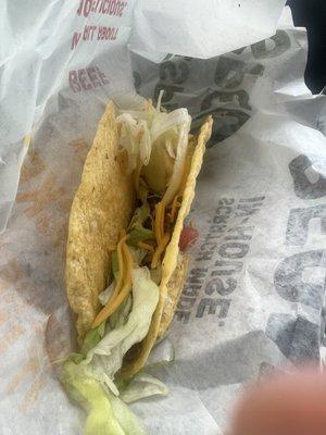 No meat taco