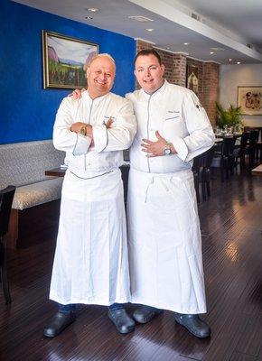 Executive Chef and Owner James DeSisto and Sous chef Randall Vindas