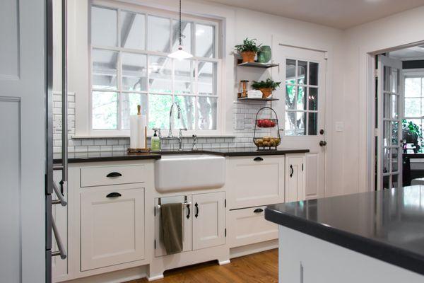 An modern farmhouse kitchen remodel from our interior designer, Kayla