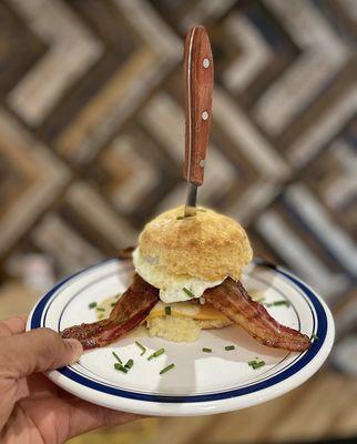 The Rockwell Supreme - Breakfast Biscuit sandwich