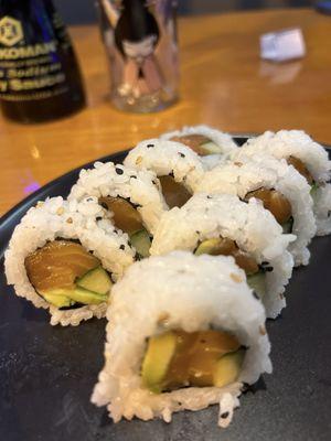 Smooth and buttery fresh sushi