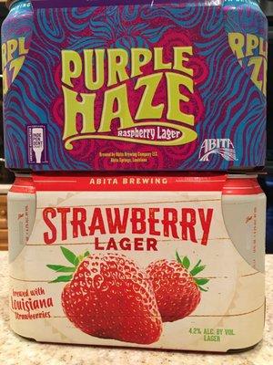 Raspberry and Strawberry Lagers!