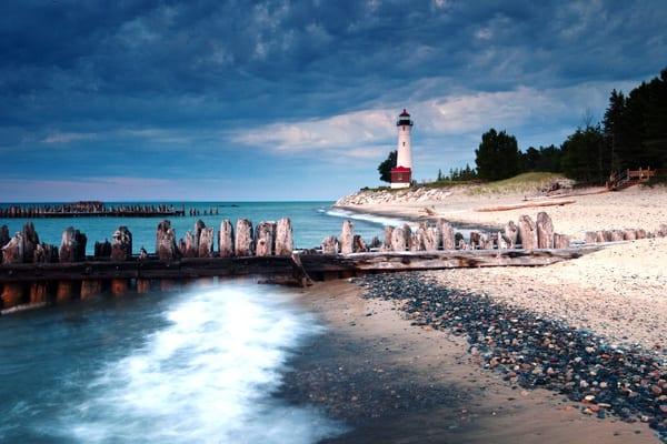 St Ignace Crisp Point Lighthouse