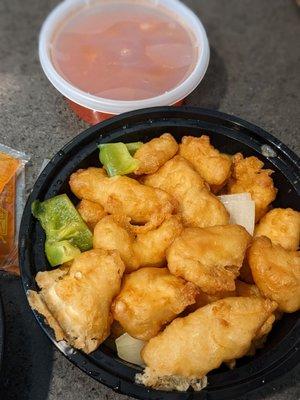 Sweet and sour chicken