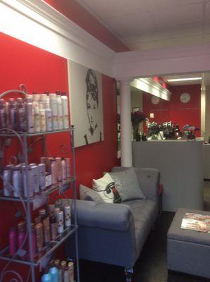 Shear Madness Hair Styling....a modern, fun, funky Salon in downtown Mercer Island.