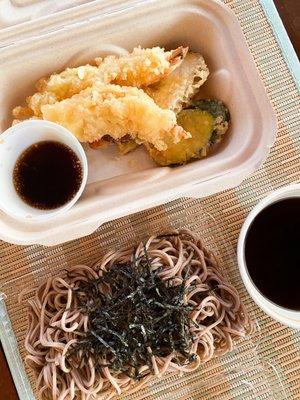 Tempura and Zaru Soba (Cold)