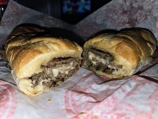 Hot Buttered Cheesesteak BTE