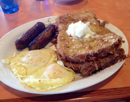 The"San Francisco style" French toast is incredibly good!