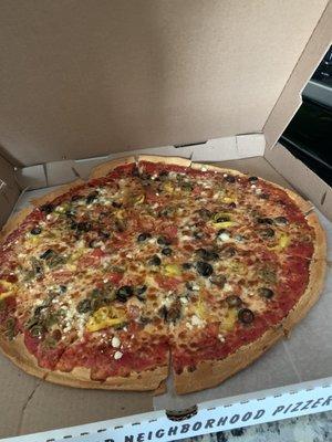 The Greek Pizza