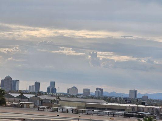 View of Phoenix from the train