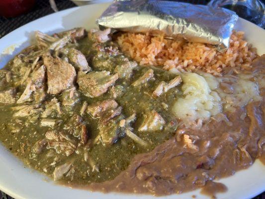 Pork Chilé Verde