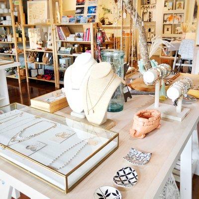 Handmade artisan jewelry and handmade gifts from over 20 local creative makers.