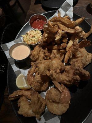 Shrimp and fries