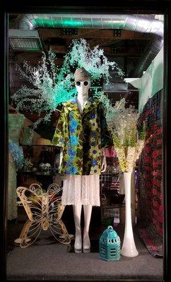 New 'Time Travel Fashion Window display.  Gorgeous!!!