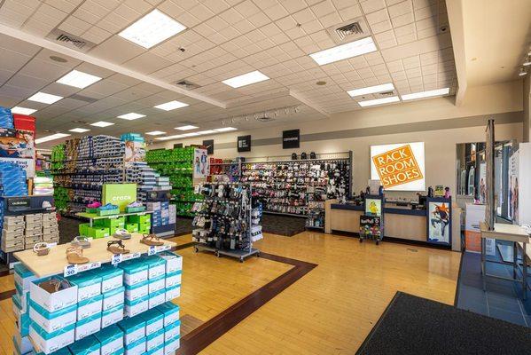 Wide Shot of Interior of Store