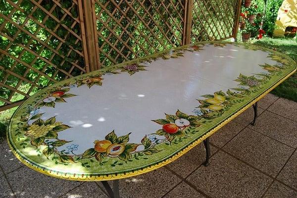 Tables 6-foot, from Italy.  Several  patterns and sizes available.