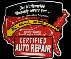 We offer 12 months / 12,000 miles Nationwide Warranty on most repairs.