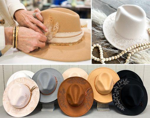 Hat Burning & Decorating Workshops