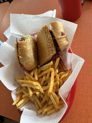 Pastrami and French fries