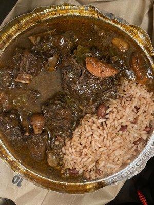 Large Oxtail No Cabbage Extra Gravy