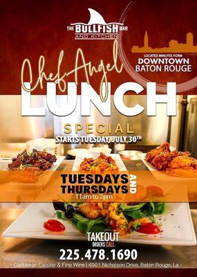 Check out our Quick Lunch Menu