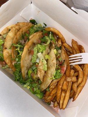 Jerk Chicken Chalupas