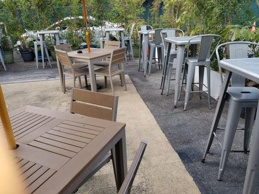 Outdoor seating