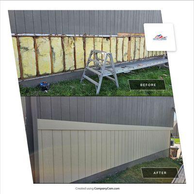 Siding restoration and exterior painting