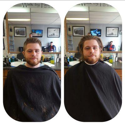 Here is one of todays before and afters!!