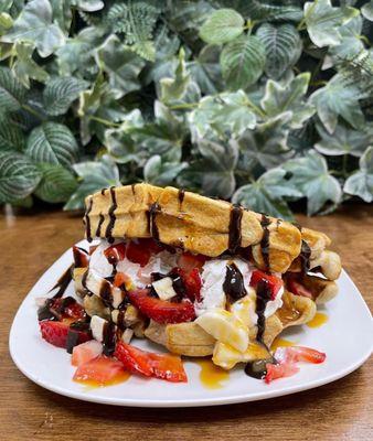 Protein waffle